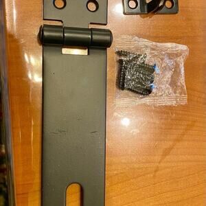 7-1/2 Inch Hasp Latch Heavy Duty, 1 Pack Stainless Steel Padlock Latch 0.11 Inch